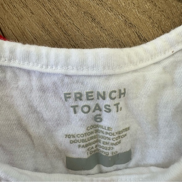 Tommy Hilfiger Red Ruffle Tank Top And White French Toast s6 - Great condition - Picture 9 of 9